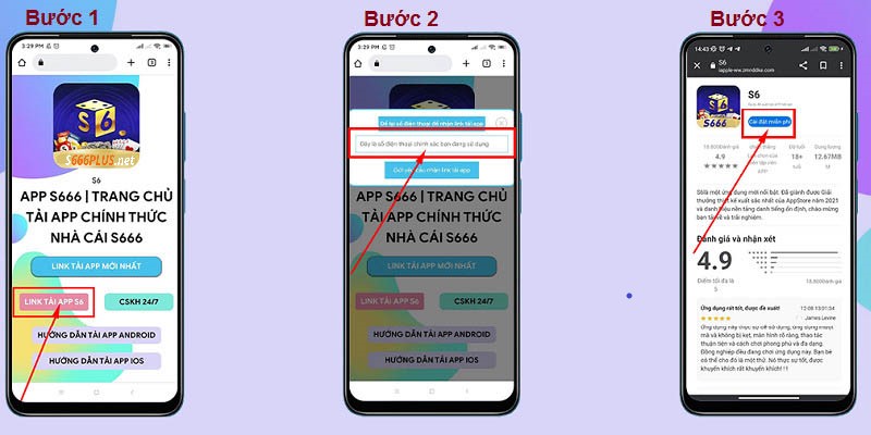 Cách tải app S666 cho điện thoại Android