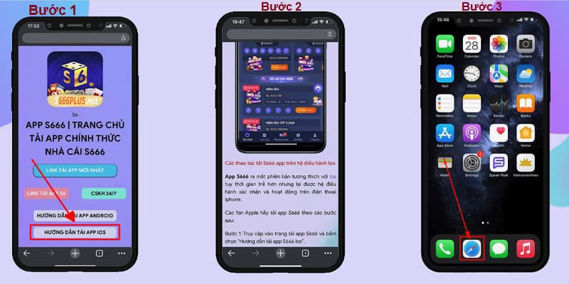 Hướng dẫn tải app S666 cho iOS